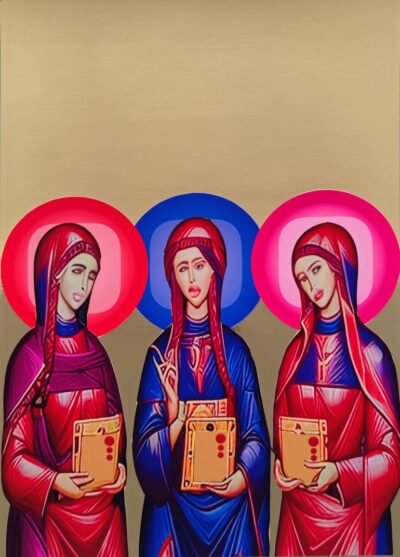 Original Culture Collage by Spiro Art | Pop Art Art on Paper | Hierarchs With Fillers