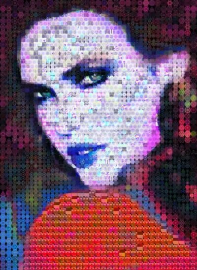 Original Celebrity Collage by John Lijo Bluefish | Pop Art Art on Canvas | Dreams of Distant