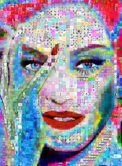 Original Celebrity Collage by John Lijo Bluefish | Pop Art Art on Canvas | i'm going to tell you a secret