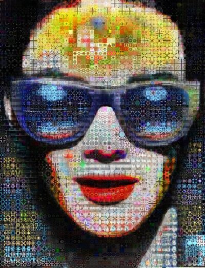 Original Celebrity Collage by John Lijo Bluefish | Pop Art Art on Canvas | MissAwesome