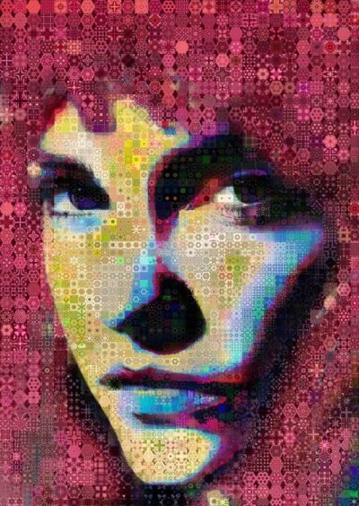 Original Celebrity Collage by John Lijo Bluefish | Pop Art Art on Canvas | Super Natural