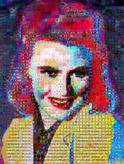 Original Celebrity Collage by John Lijo Bluefish | Pop Art Art on Canvas | Today is Tonight