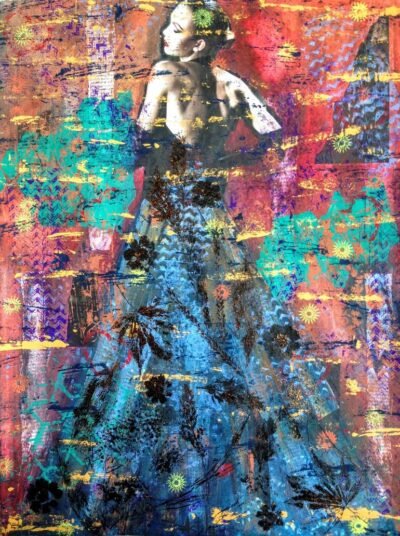 Original Women Collage by Anna Prosvirova | Pop Art Art on Paper | Soiree