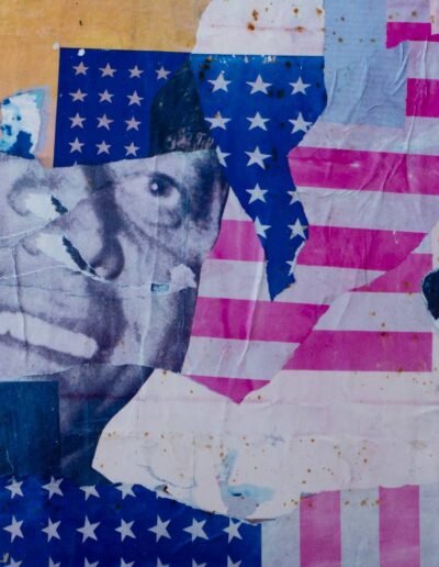 Original Pop Culture/Celebrity Collage by Marco Dazzi | Pop Art Art on Canvas | JFK Recomposed