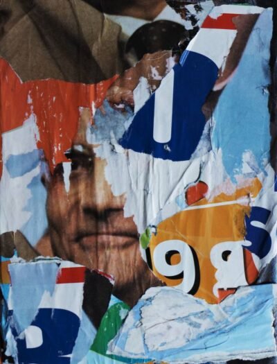 Original Political Collage by Marco Dazzi | Pop Art Art on Canvas | Election Day 01