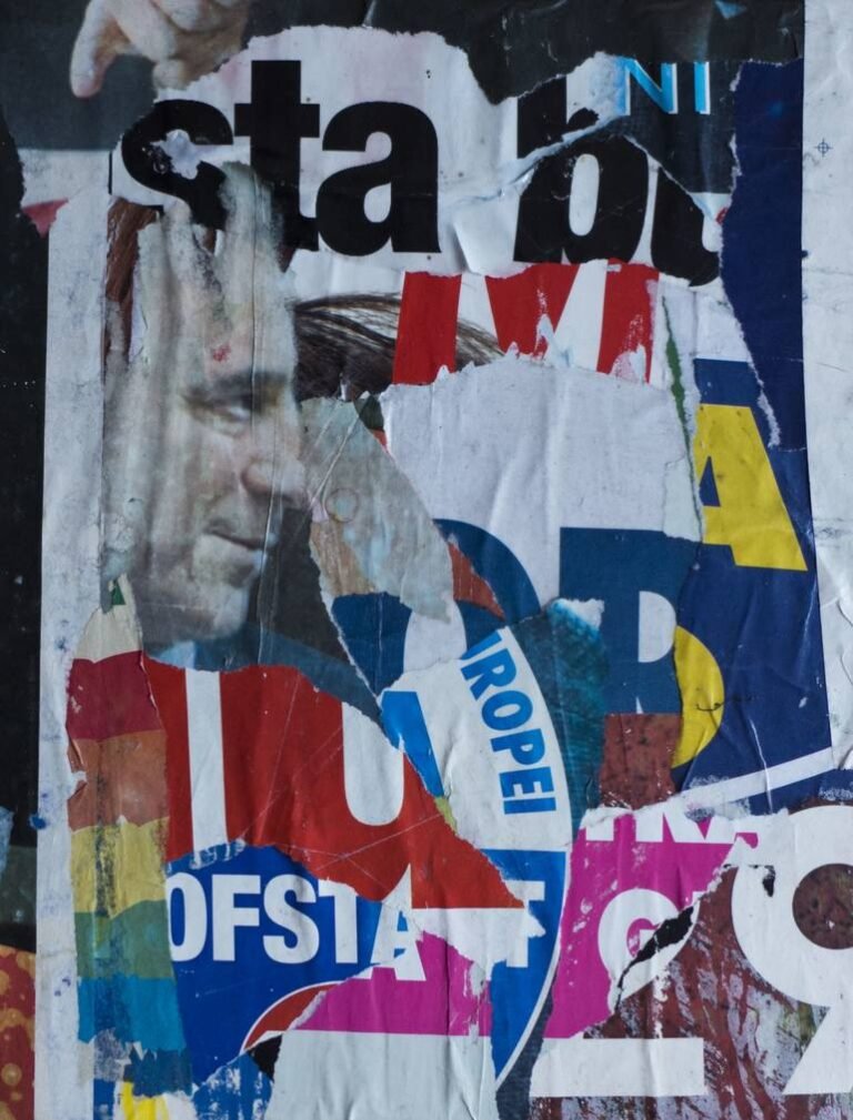 Original Political Collage by Marco Dazzi | Pop Art Art on Canvas | Election Day 02