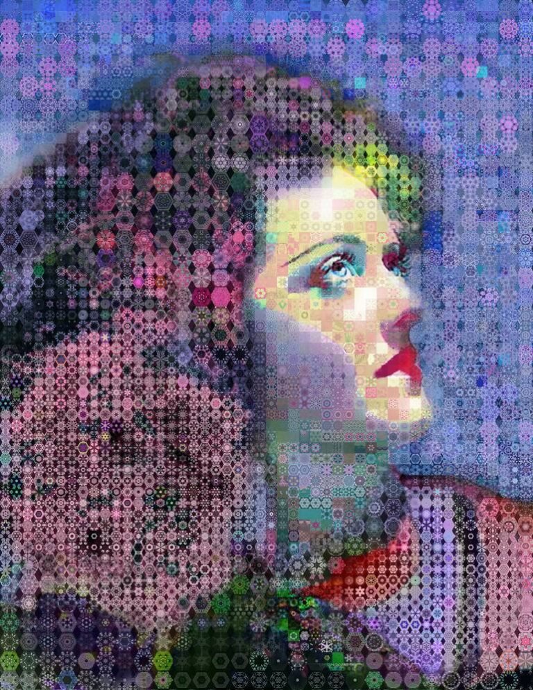 Original Celebrity Collage by John Lijo Bluefish | Pop Art Art on Canvas | Queen-of-wonder