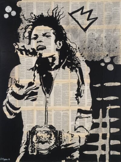 Original Celebrity Collage by Daniel Gunn | Pop Art Art on Canvas | King Michael