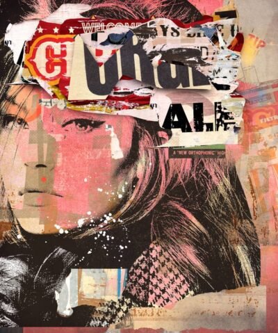 Original Fashion Collage by Peter Horvath | Pop Art Art on Paper | Fragments Of A Previous Life - Limited Edition 1/6