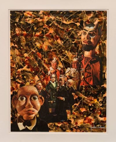 Original Political Collage by Jules Silver | Pop Art Art on Paper | Decisions