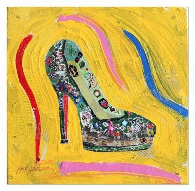 Original Fashion Collage by Dr Eight Love | Pop Art Art on Canvas | Art - Original Collage Painting on canvas