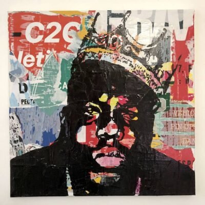 Original Music Collage by Paslier Morgan | Pop Art Art on Canvas | NOTORIOUS BIG #4